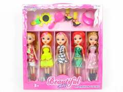 9"Doll Set(5in1)