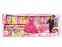 11.5"Doll Set(3in1)