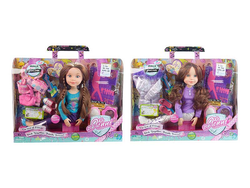 18"Doll Set(2S) toys