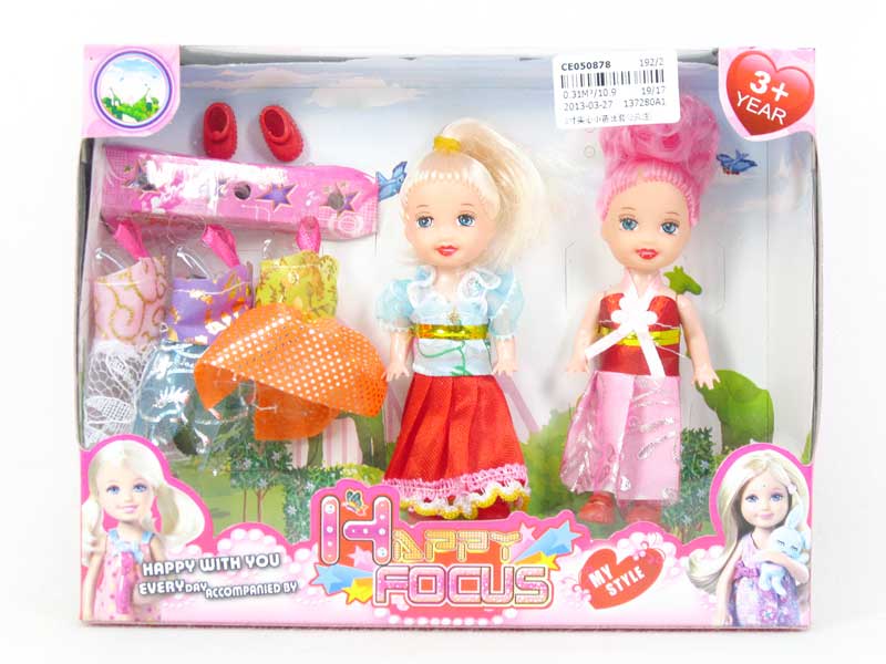 3＂Doll Set(2in1) toys