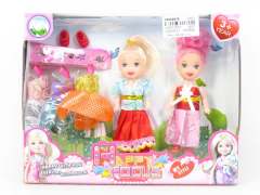 3＂Doll Set(2in1)