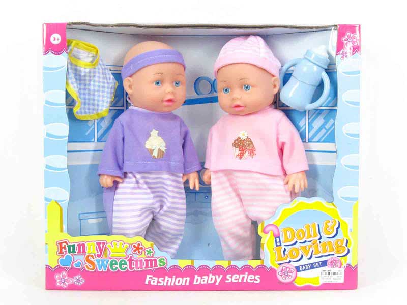 13"Doll Set(2in1) toys