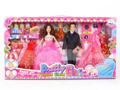 11.5"Doll Set(3in1)