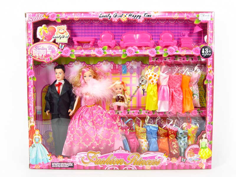 Doll Set(2in1) toys