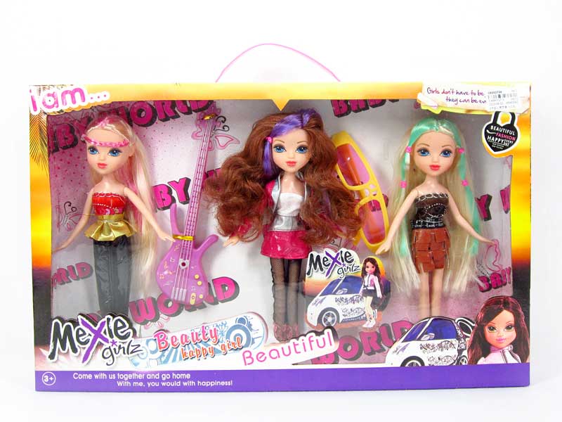 9＂Doll Set(3in1) toys