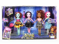 9"Doll Set(4in1)