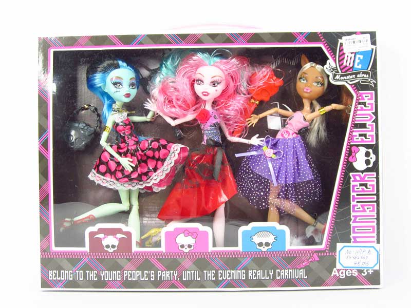 10"Doll Set(3in1) toys