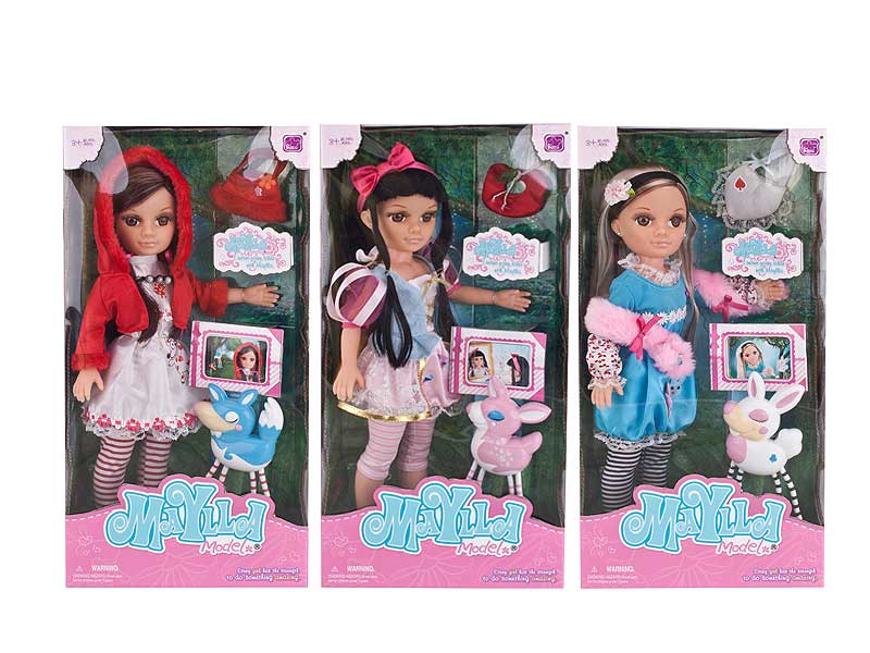 17"Doll Set(3S) toys