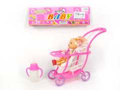 3.5"Doll Set & Go-cart