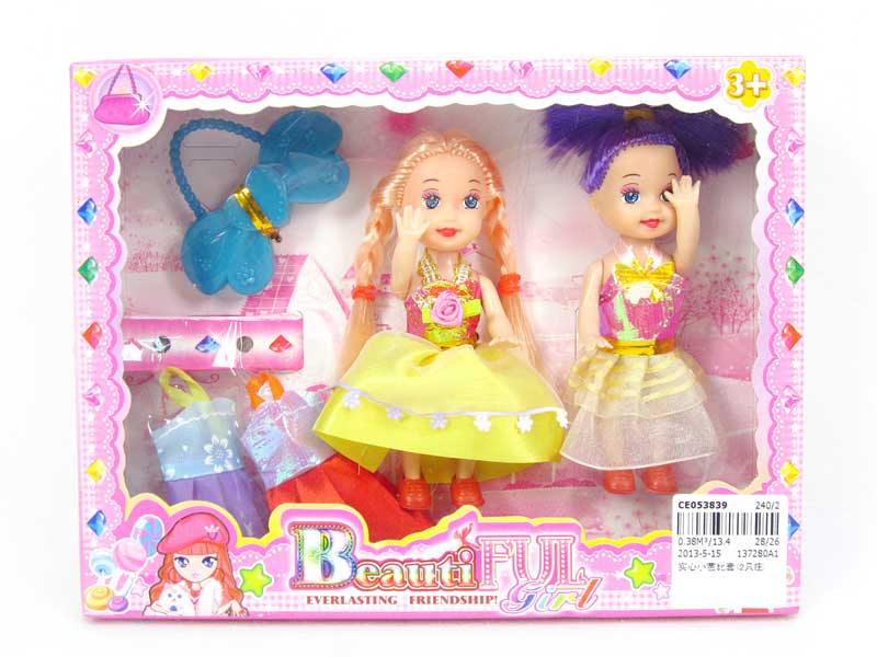 Solid Body Doll Set(2in1) toys