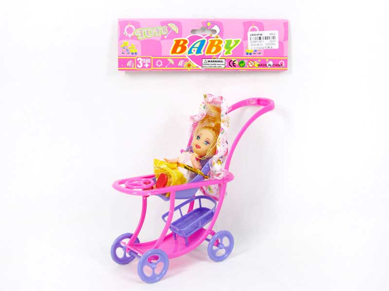3.5"Doll & Go-Cart toys