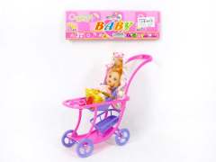 3.5"Doll & Go-Cart
