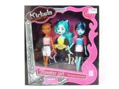 9.5"Doll Set(3in1)