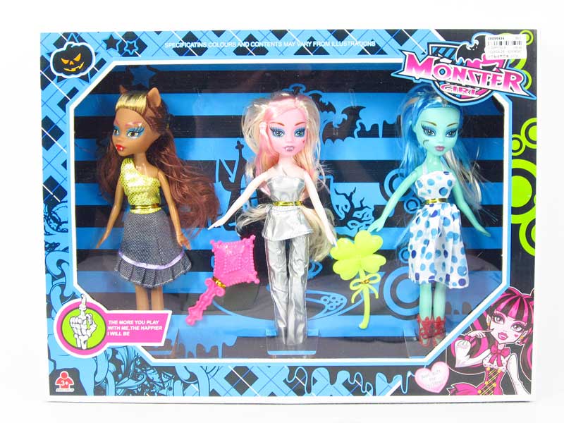 9 inch Doll Set(3in1) toys