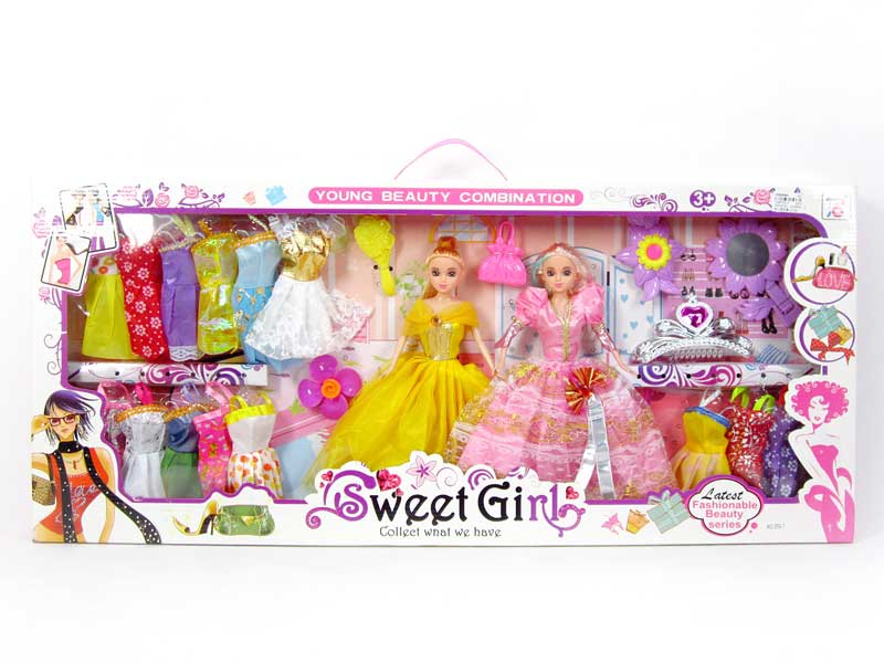 Doll Set(2in1) toys