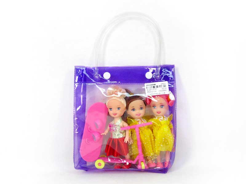 3inch Doll Set(3in1) toys