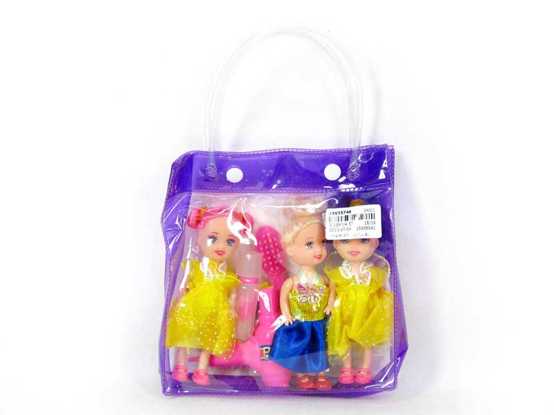 3inch Doll Set(3in1) toys