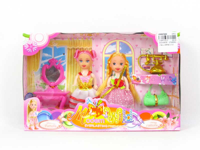 3inch Doll Set(2in1) toys
