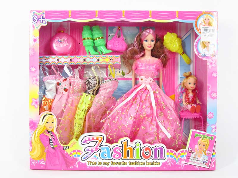 11inch Solid Body Doll Set toys