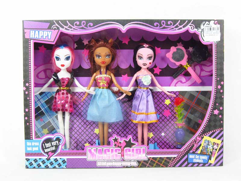 9inch Doll Set(3in1) toys