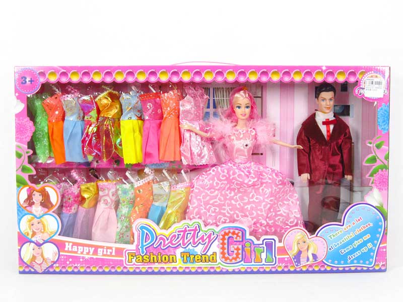 Doll Set(2in1) toys