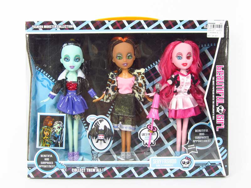 9.5inch Doll Set(3in1) toys