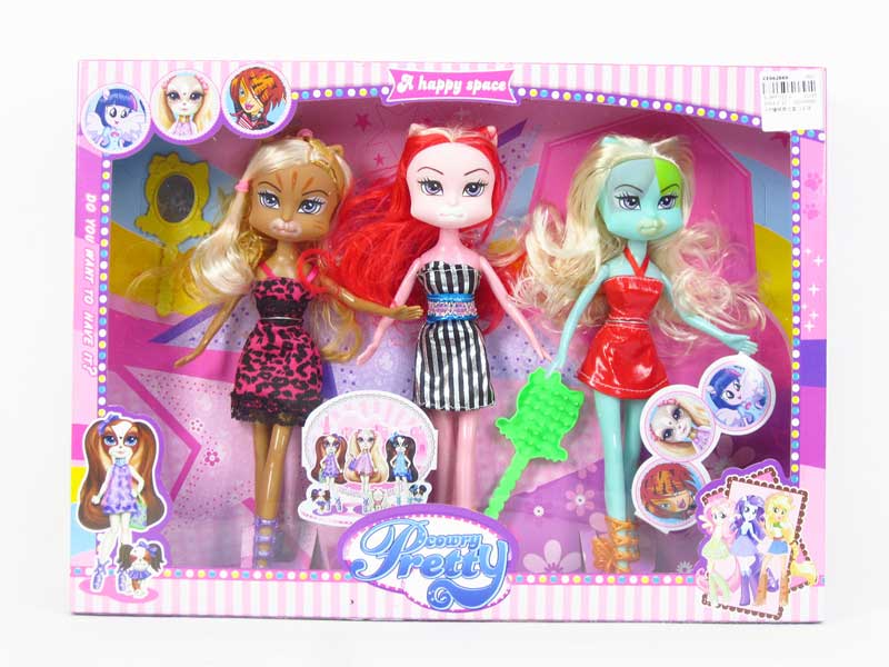 9inch Doll Set(3in1) toys