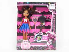 9inch Empty Body Doll Set