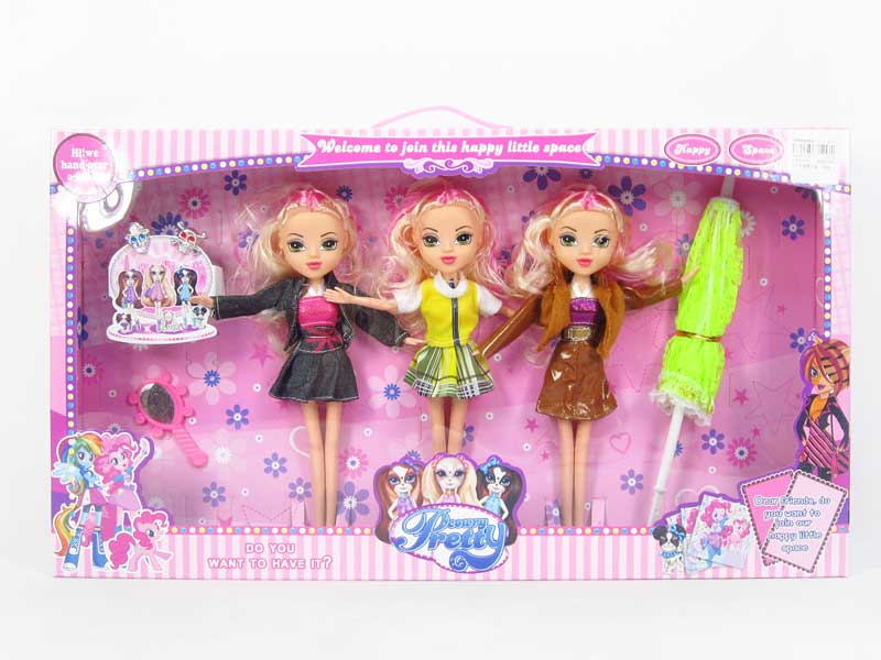 9inch Doll Set(3in1) toys