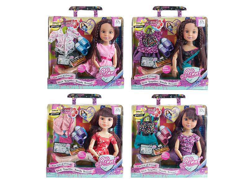 Solid Body Doll Set(4S) toys