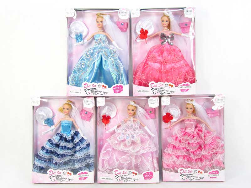 11inch Solid Body Doll Set(5S) toys
