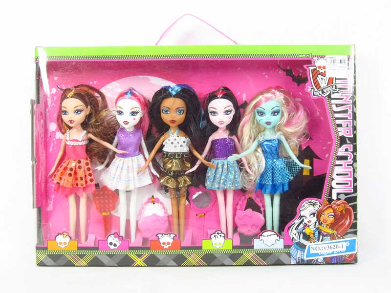 9inch Doll Set(5in1) toys