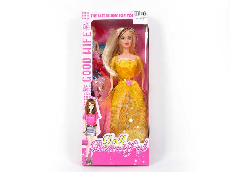 11inch Solid Body Doll Set toys