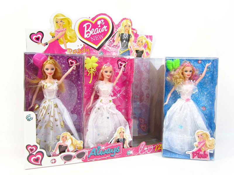 11inch Solid Body Doll Set(12in1) toys