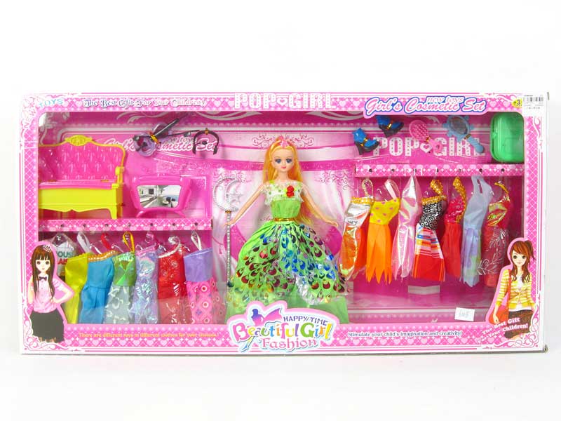 11inch Solid Body Doll Set toys