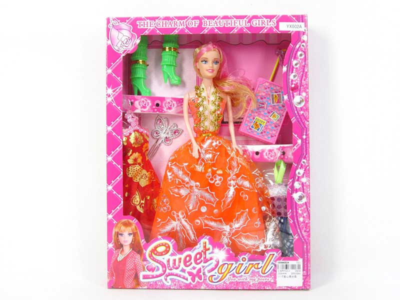 11inch Solid Body Doll Set toys