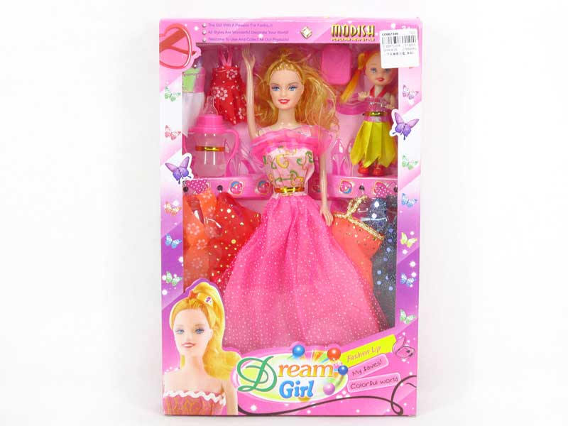 11inch Solid Body Doll Set toys