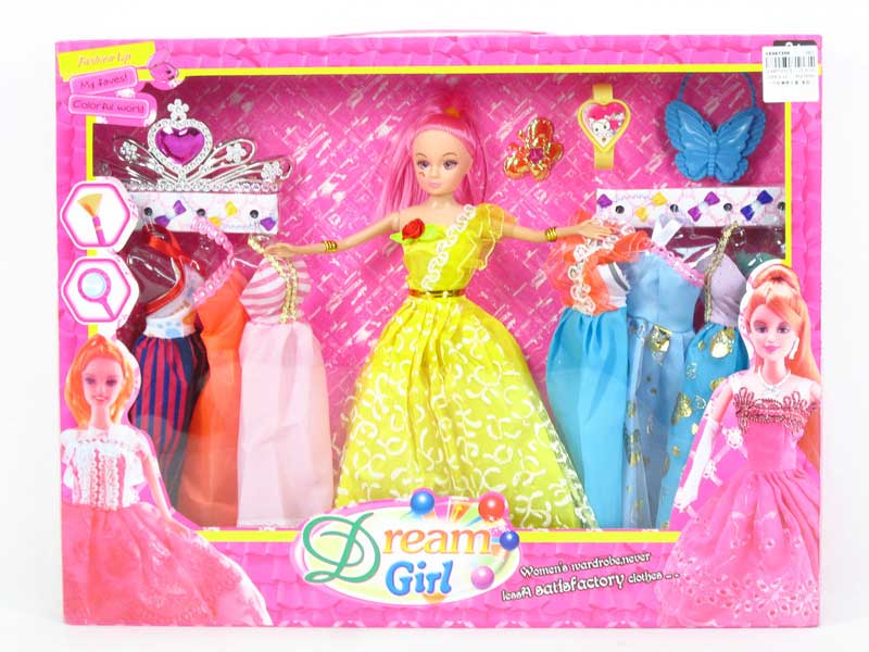 11inch Solid Body Doll Set toys