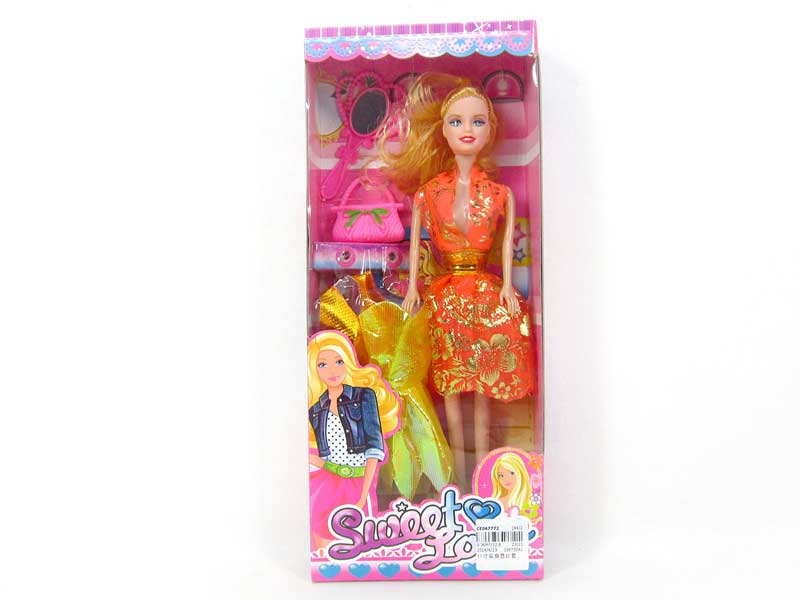 11inch Solid Body Doll Set toys