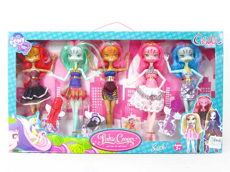 Doll Set(5in1) toys