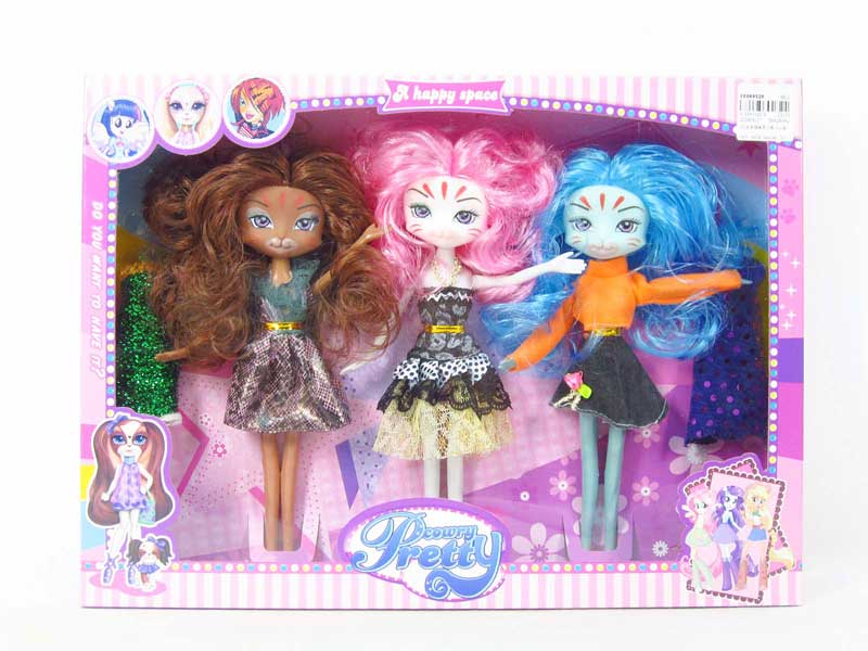 9inch Doll Set(3in1) toys