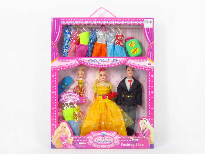 Doll Set(3in1) toys