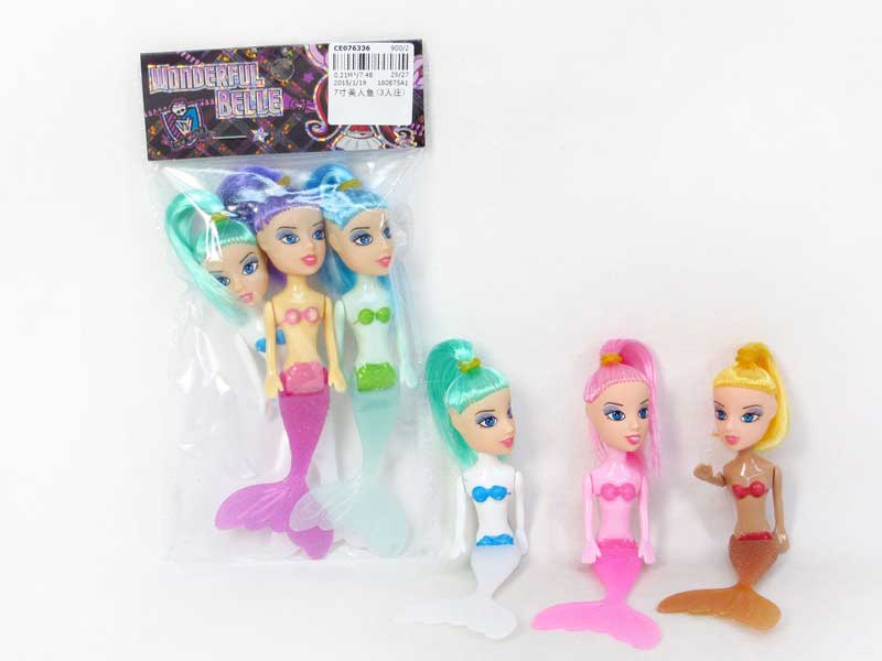 7inch Mermaid(3in1) toys