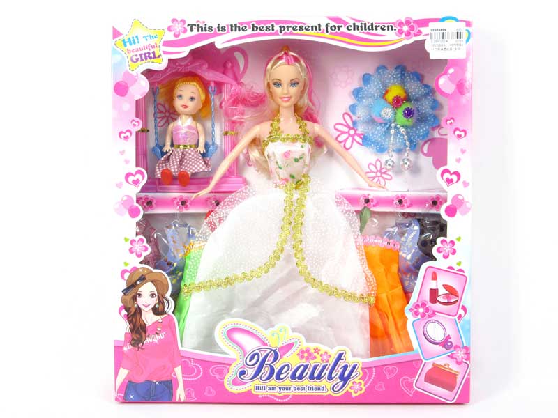 11inch Solid Body Doll Set toys