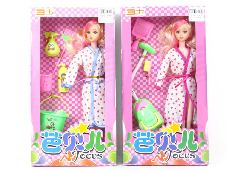 11inch Solid Body Doll Set(2S) toys