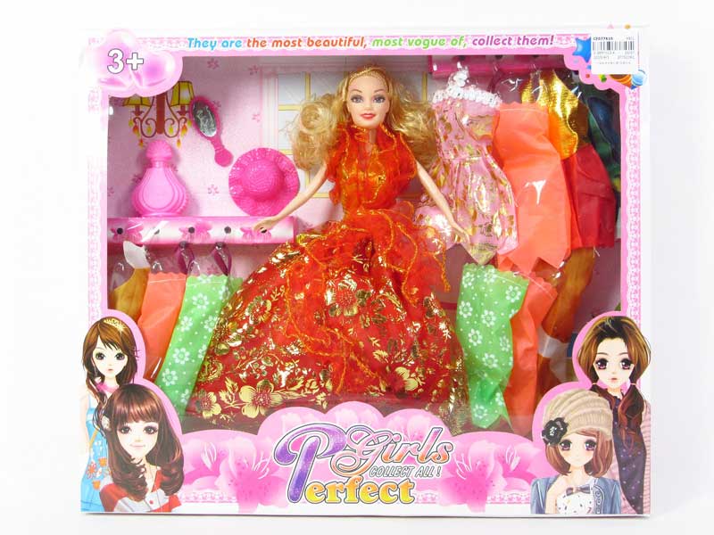 11inch Solid Body Doll Set toys