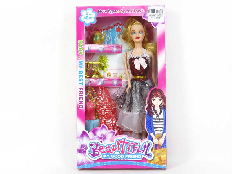 11inch Solid Body Doll Set toys