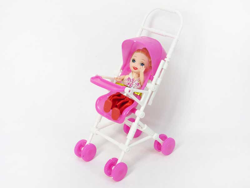 3.5inch Doll & Go-cart toys