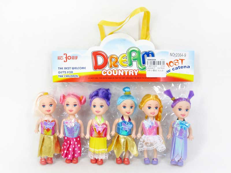 3inch Doll(6in1) toys