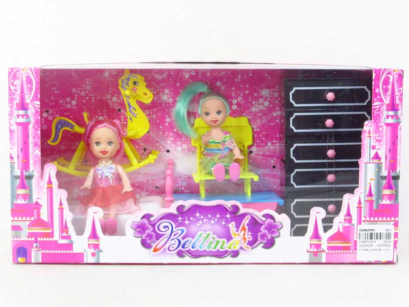 3inch Doll Set(2in1) toys